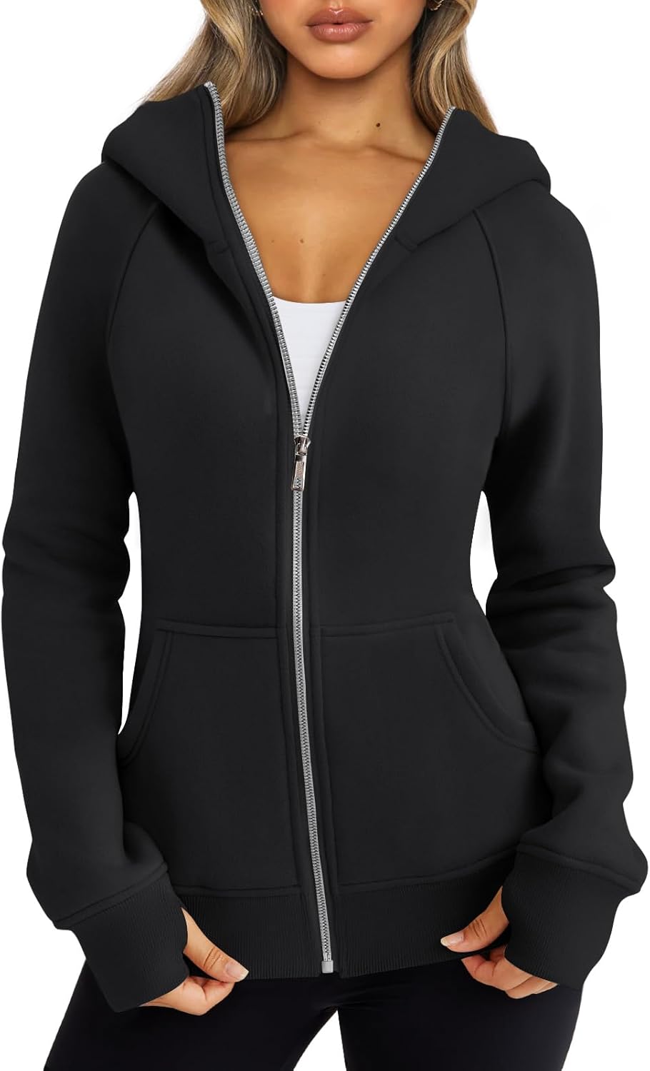 Trendy Queen Womens Zip Up Hoodies for Cozy Fall Fashion