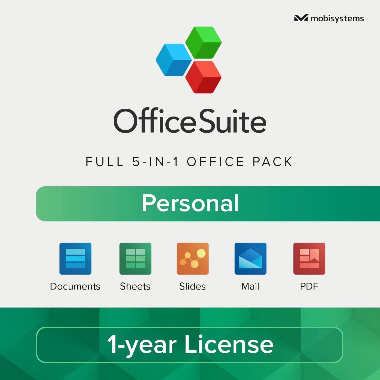 OfficeSuite Personal: Seamless Compatibility - 1 Year License