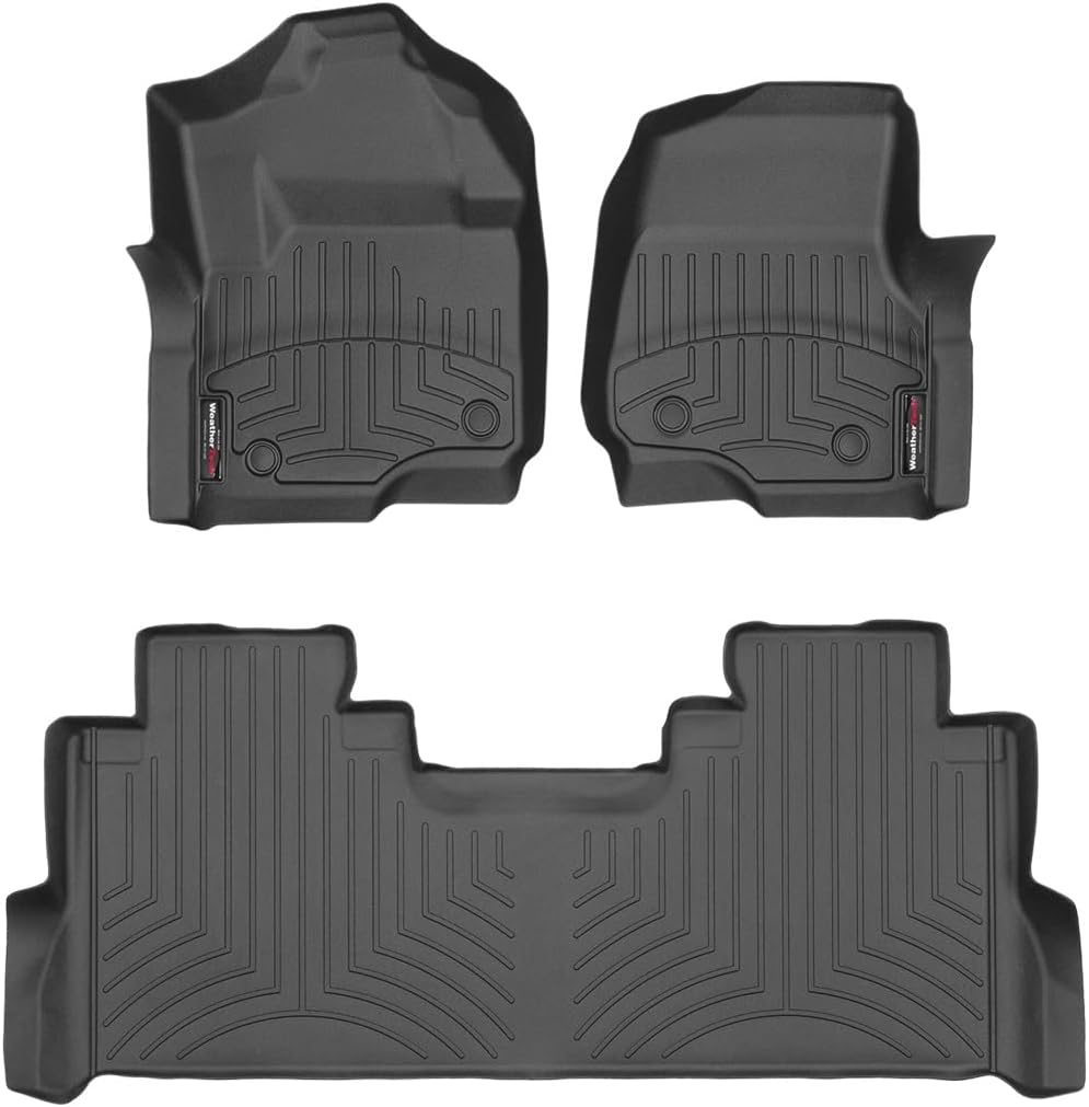 WeatherTech Custom Fit FloorLiners for Ford Super Duty Crew Cab