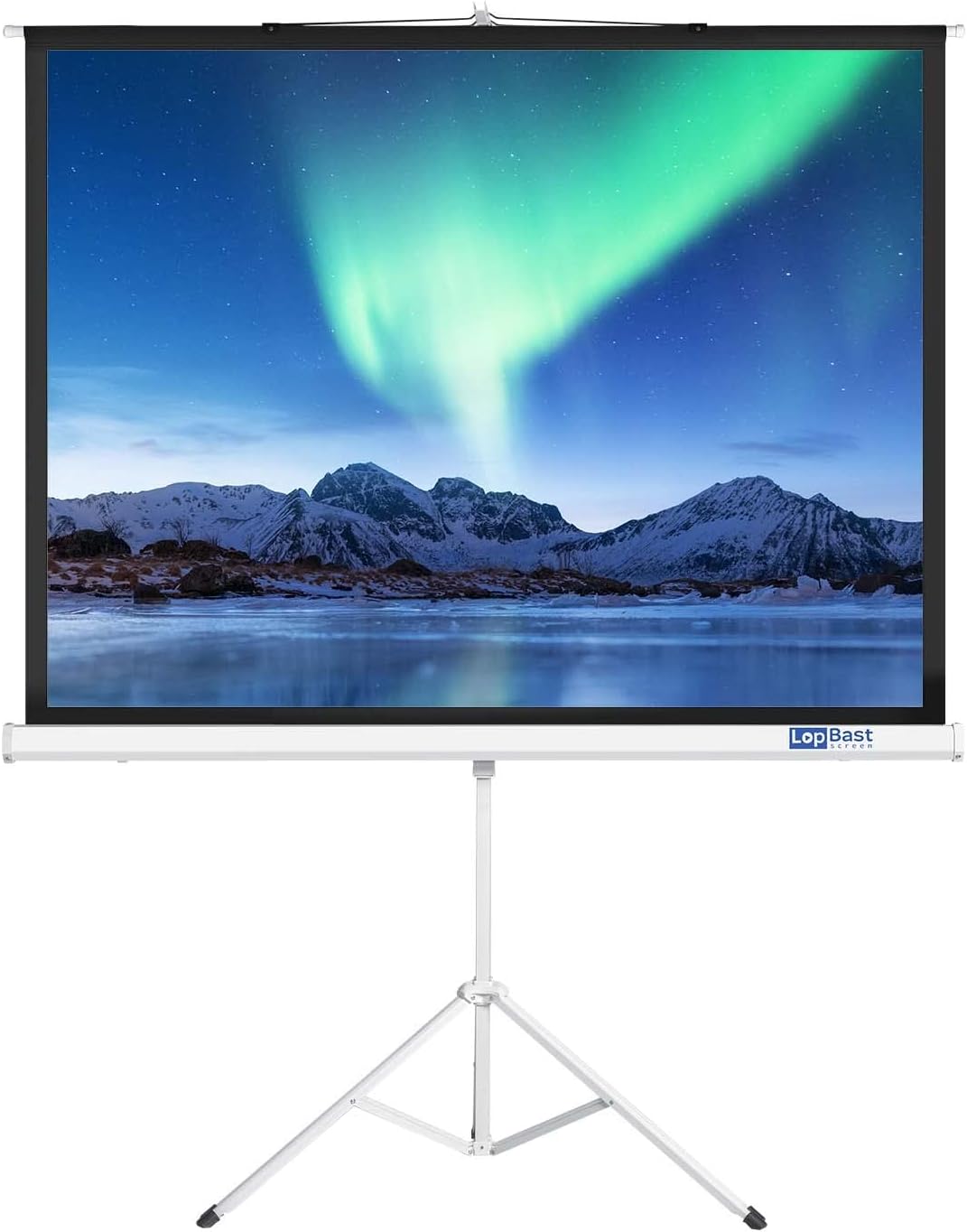 108-Inch Projector Screen with Stand for Home and Outdoor Use