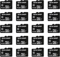20 Pack 16GB Micro SDHC Cards - Mobile Device Storage & Full HD Video - 80MB/s Speed