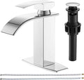 BESy Polished Chrome Waterfall Spout Bathroom Faucet Review