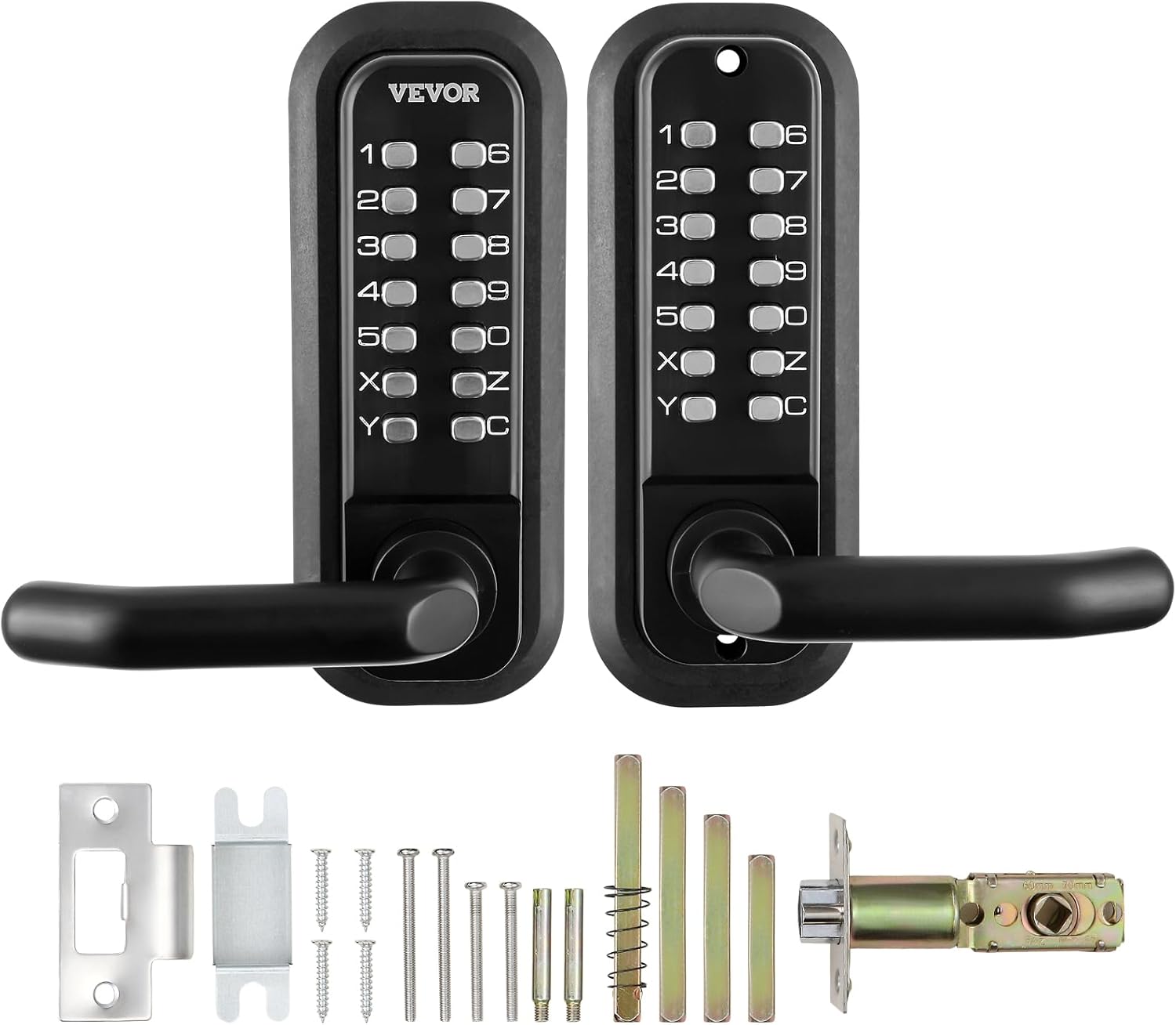 VEVOR Mechanical Keyless Entry Door Lock with 14 Digit Keypad