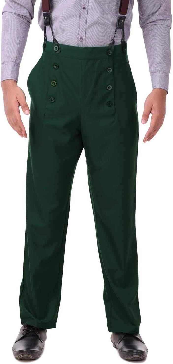 Steampunk Victorian Cosplay Costume Architect Men's Pants Trousers