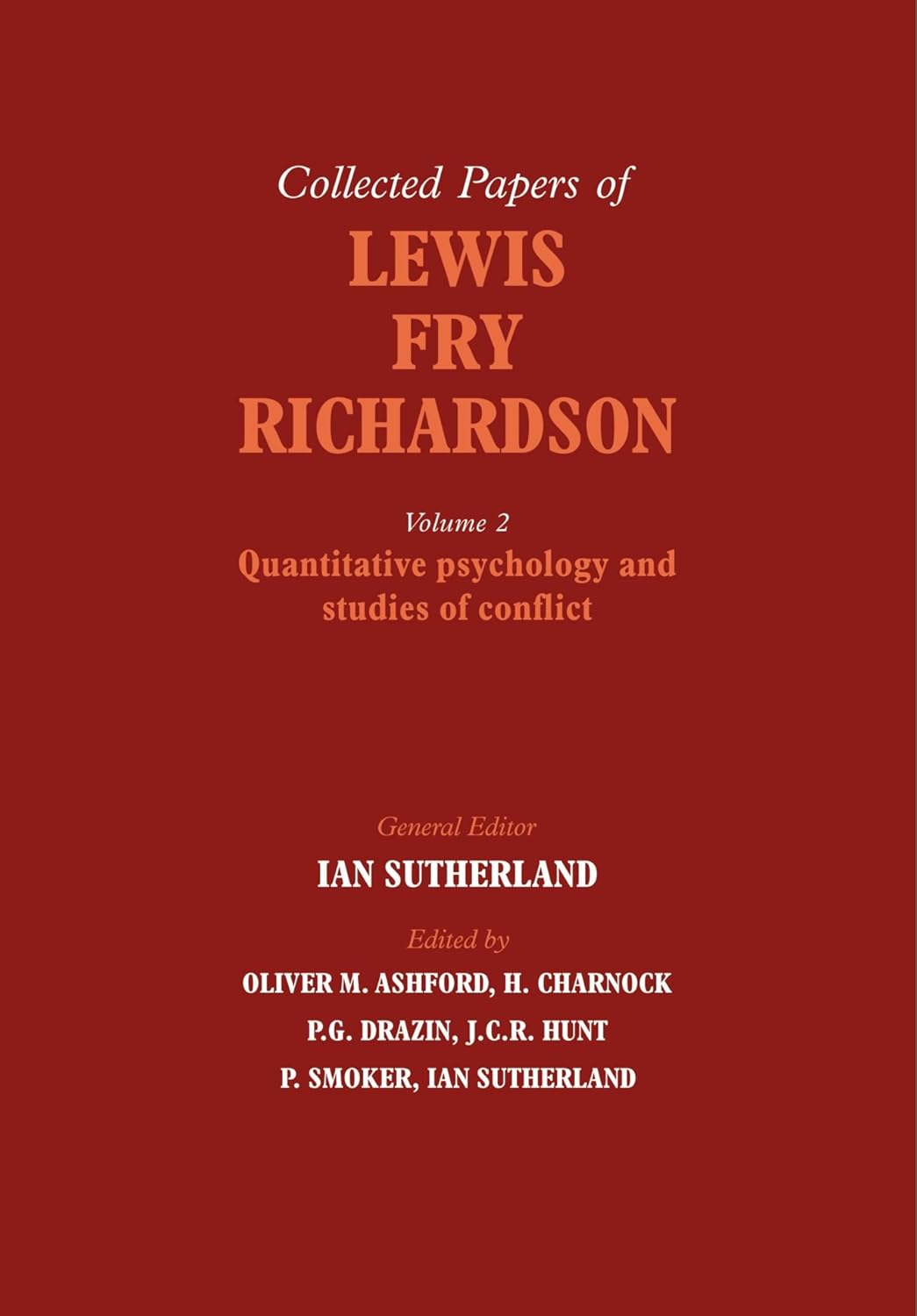 The Collected Papers of Lewis Fry Richardson 2 Volume Set Review