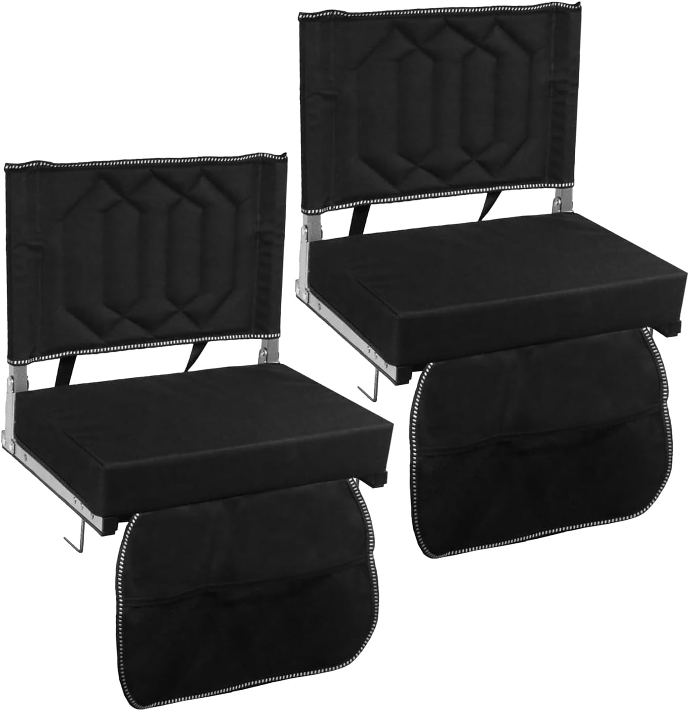 SAILARY Portable Folding Stadium Chair with Back Support