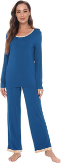 Viscose from Bamboo Women's Pajama Set - Super Soft Long Sleeve Shoes