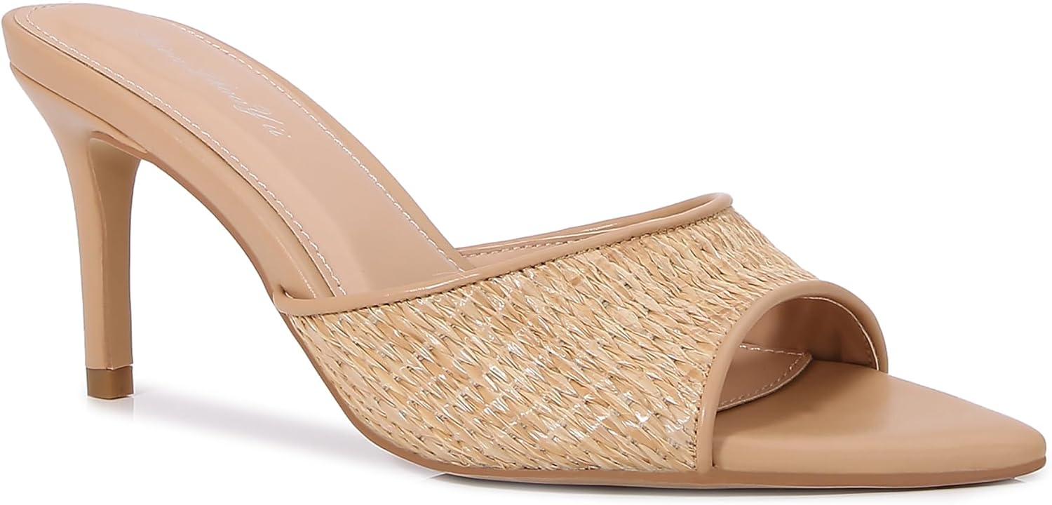 Women Clear Pointed Toe Sandals Stiletto Heels for Style