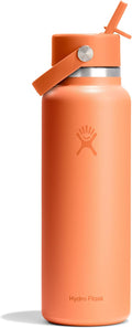 Hydro Flask Water Bottle 40 oz - Insulated Wide Straw Lid, Leakproof