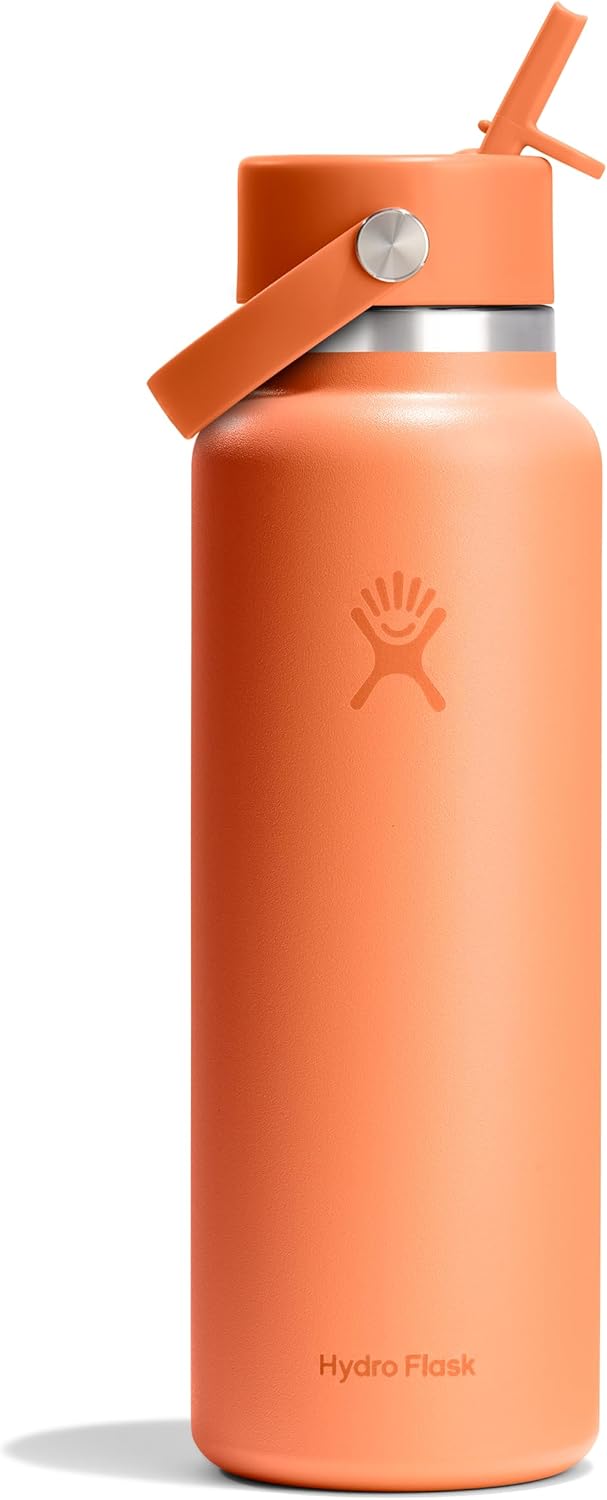 Hydro Flask Water Bottle 40 Oz Nectar Orange for On-the-Go Hydration