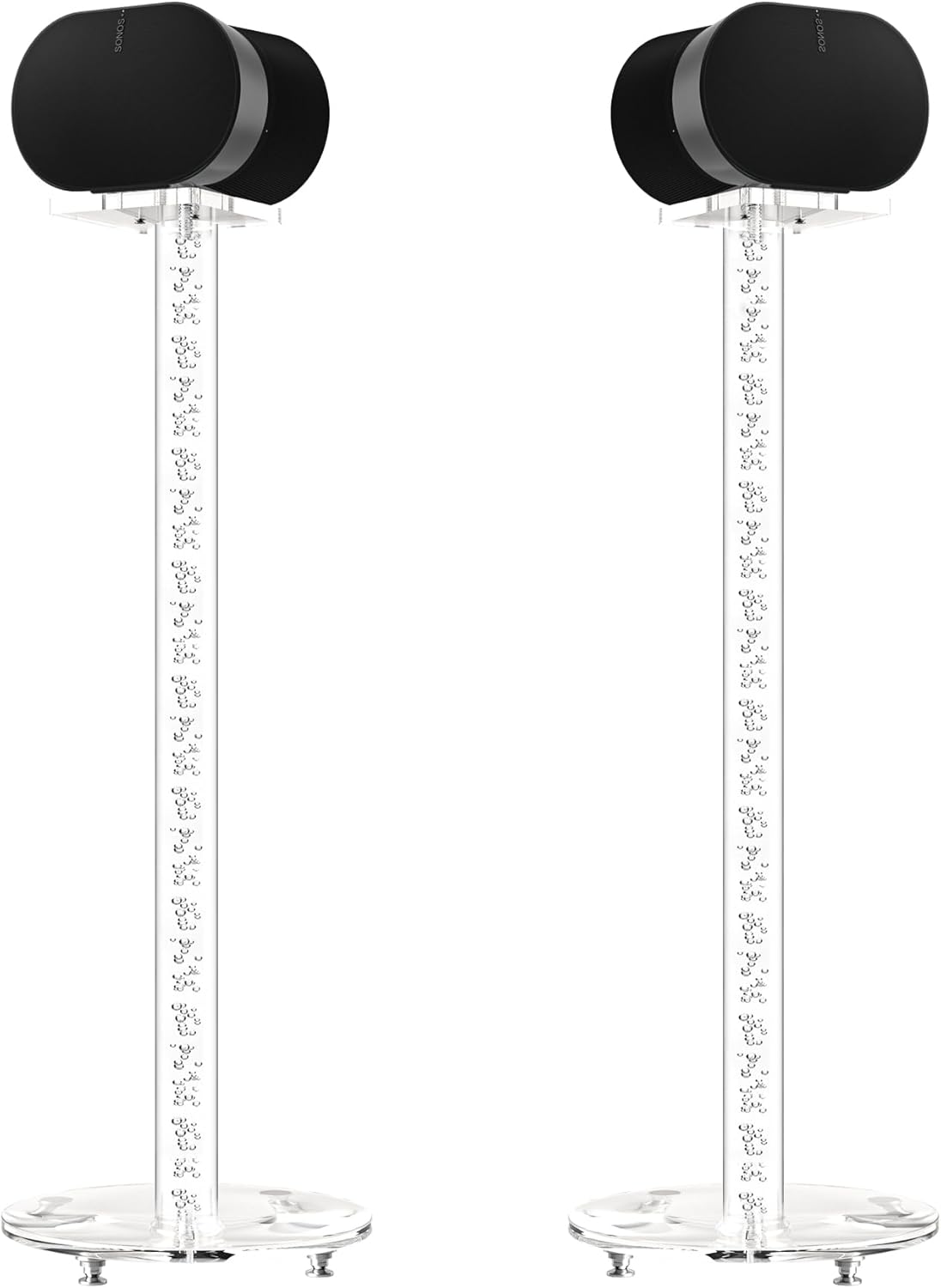 Enhance Surround Sound Setup with Acrylic Speaker Stands