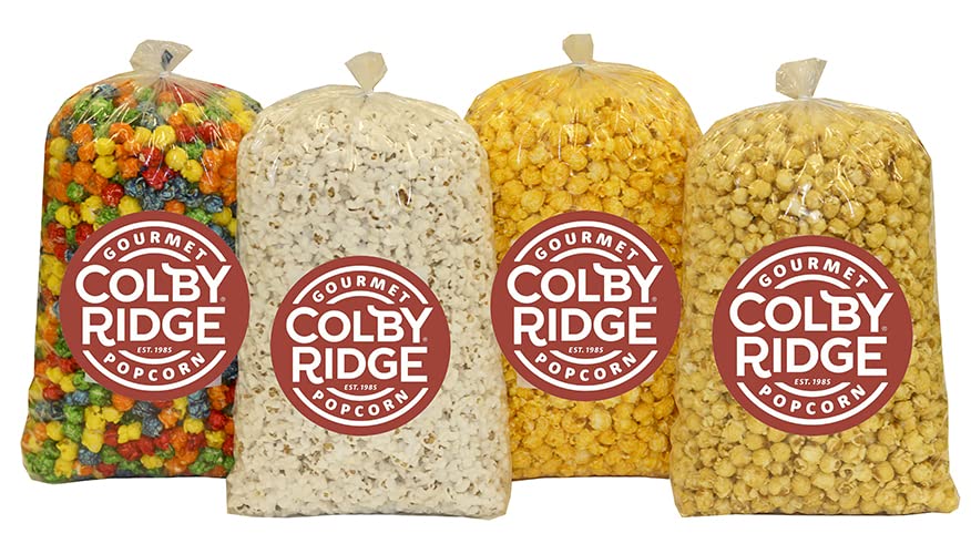 4 Flavor Gourmet Popcorn Assortment - Fresh Daily Snack Delight