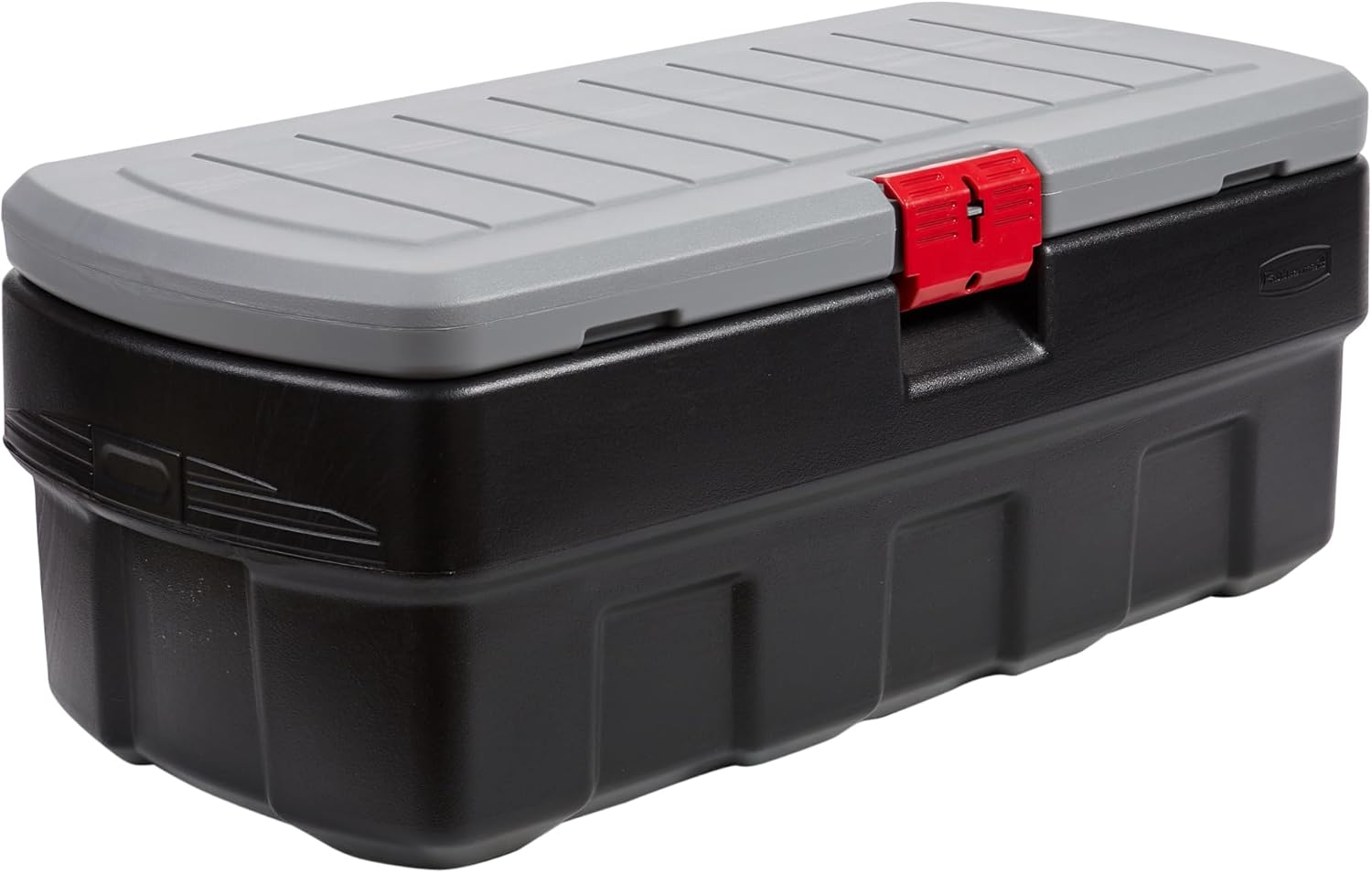Rubbermaid 48 Gallon Black Action Packer Storage Box for Outdoors