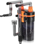 External Hang-On-Back Canister Aquarium Filter - Quiet 10-20 gal