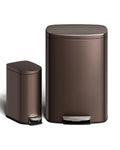Garvee 13 gal and 2.6 gal Metal Trash Can Combo Set Review