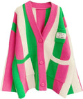 Chunky Cable Knitted Oversized Sweater Cardigans for Women