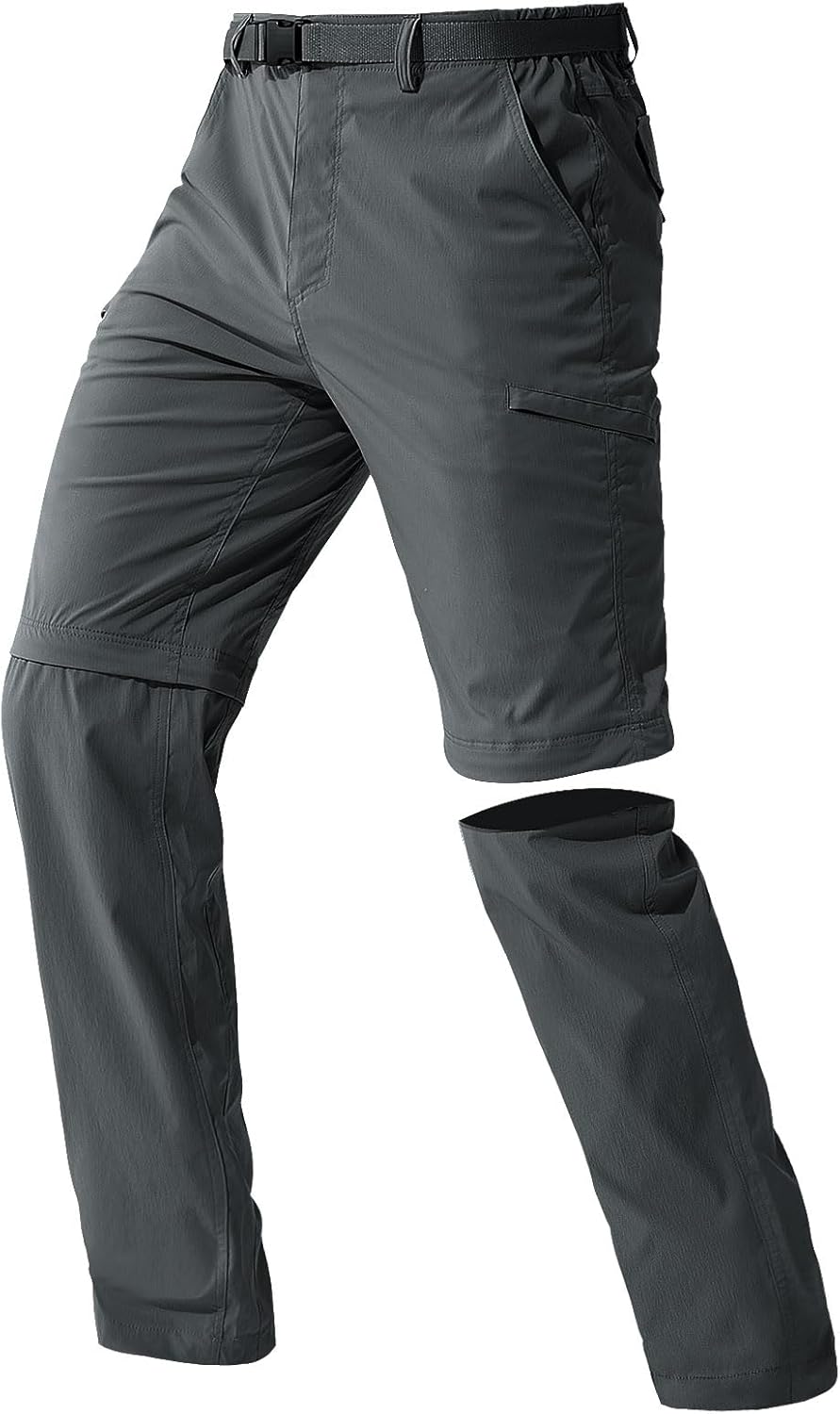 FREE SOLDIER Men's Outdoor Convertible Hiking Pants for Adventure