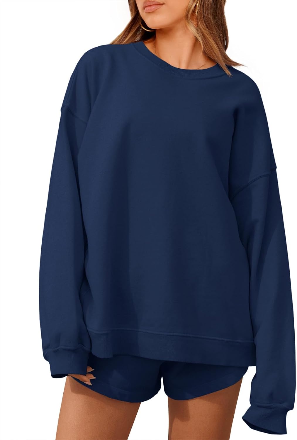 Oversized 2 Piece Outfits for Women - Casual Fall Lounge Set