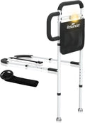 RELIANCER Bed Safety Rail for Elderly Adults - Stable Dual Handle