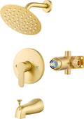 Airuida Shower Faucet Set with Tub Spout for Luxurious Baths