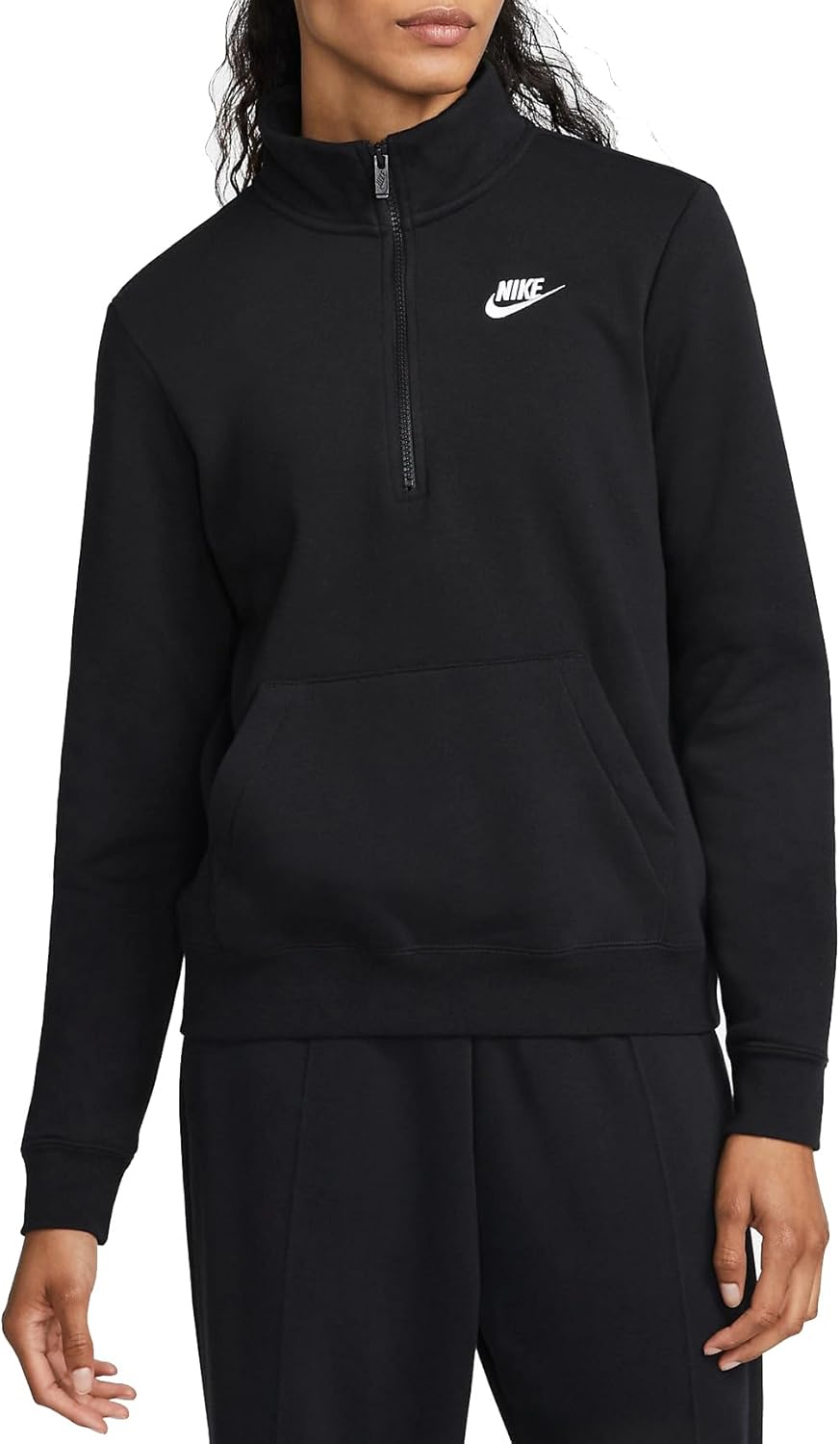 Nike Women's Club Fleece 1/2-Zip Sweatshirt - Cozy Comfort