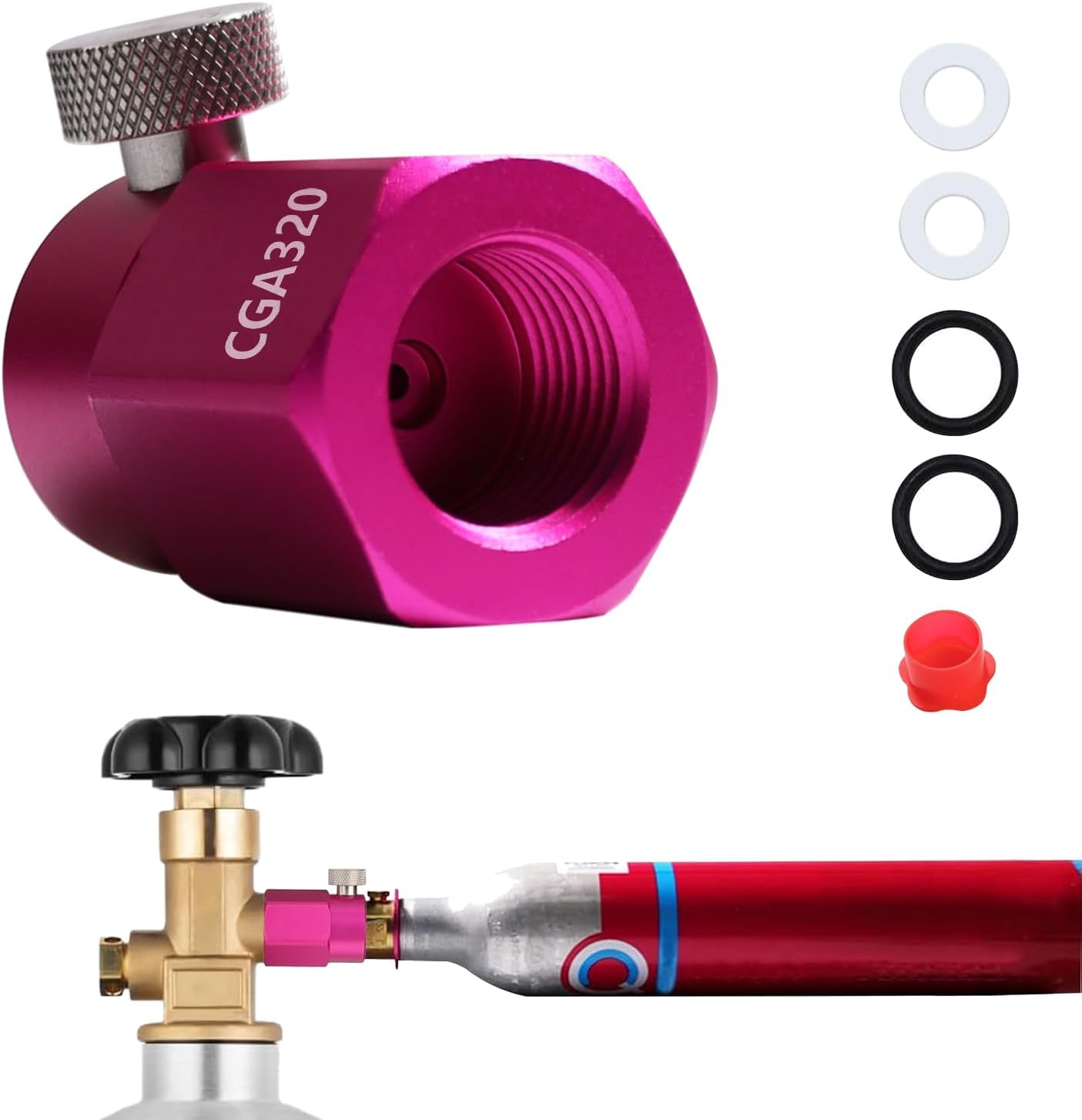 Effortless CO2 Refill Kit for Soda Makers