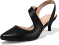 mysoft Women's Dress Shoes 2 in Kitten Pumps Slingback