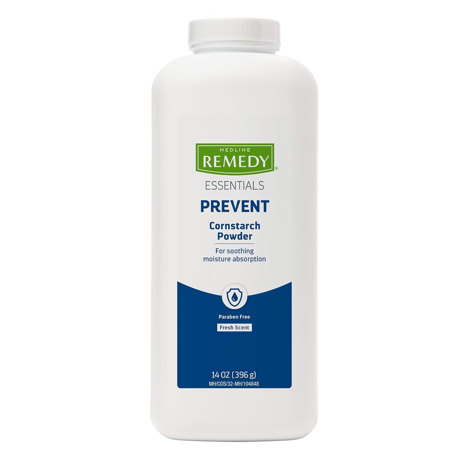 Medline Remedy Essentials Cornstarch Powder for Skin Care