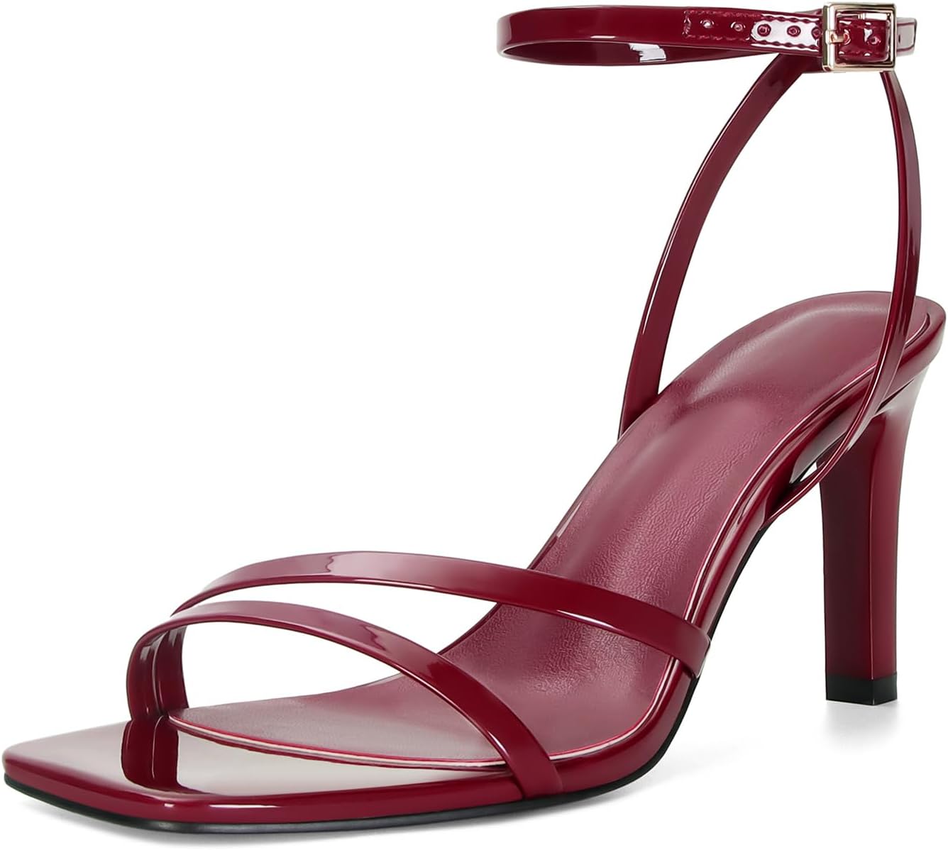 SOVANYOU Heeled Sandals for Women with Strappy Design