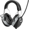 AM/FM Radio Ear Muffs with Gel Pads - Comfortable 25dB NRR Hearing