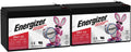 12V 7Ah AGM Rechargeable Battery 2-Pack - Long Lasting Backup