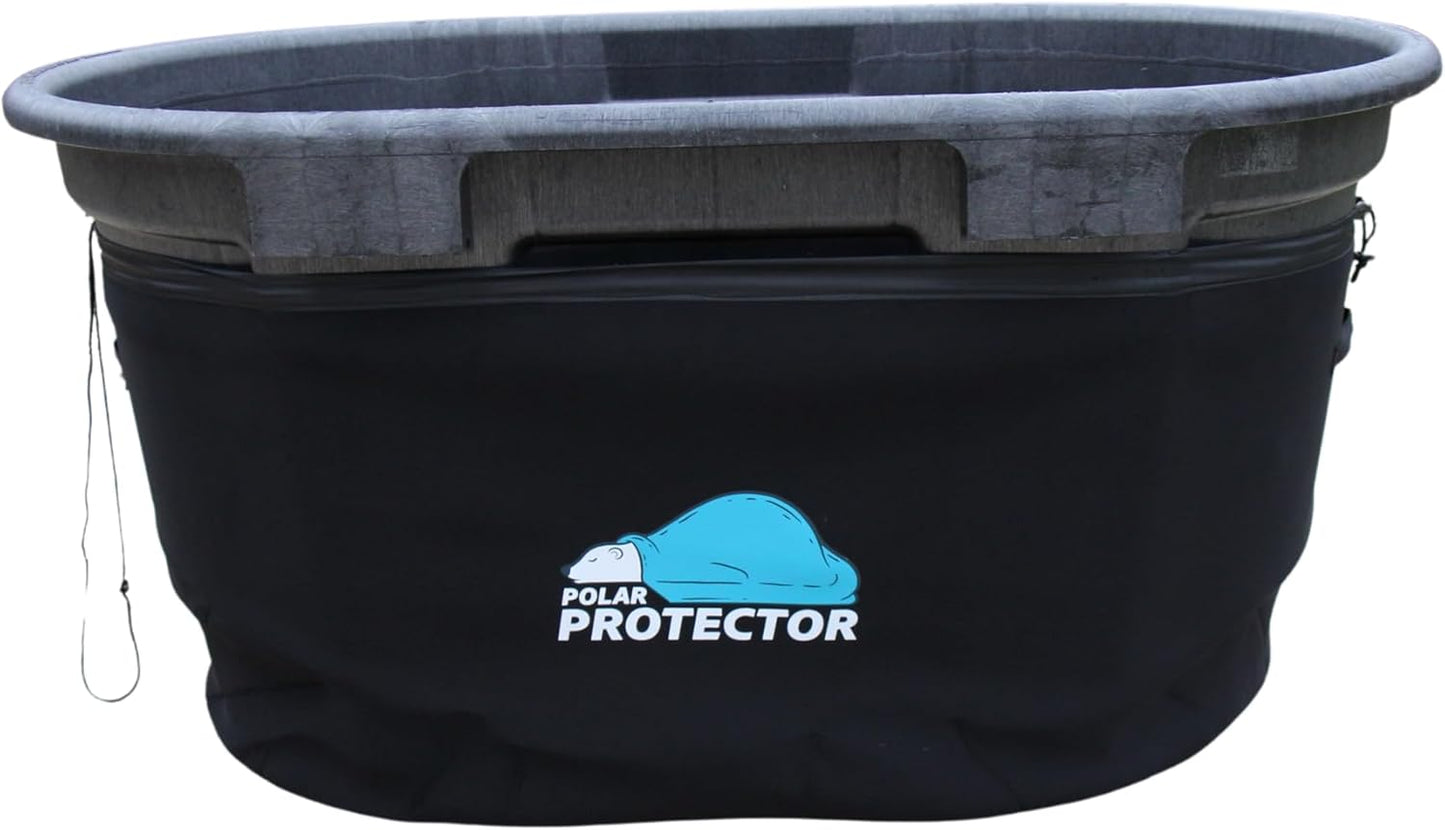 150 Gallon Oval Stock Tank Insulated Neoprene Slip Sleeve Cover