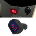 Car LED Cigarette Lighter Voltage Meter - Simple Real-Time Battery