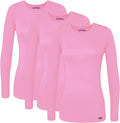 Sivvan Scrubs for Women Long Sleeve Underscrub Tee 3-Pack - Classic