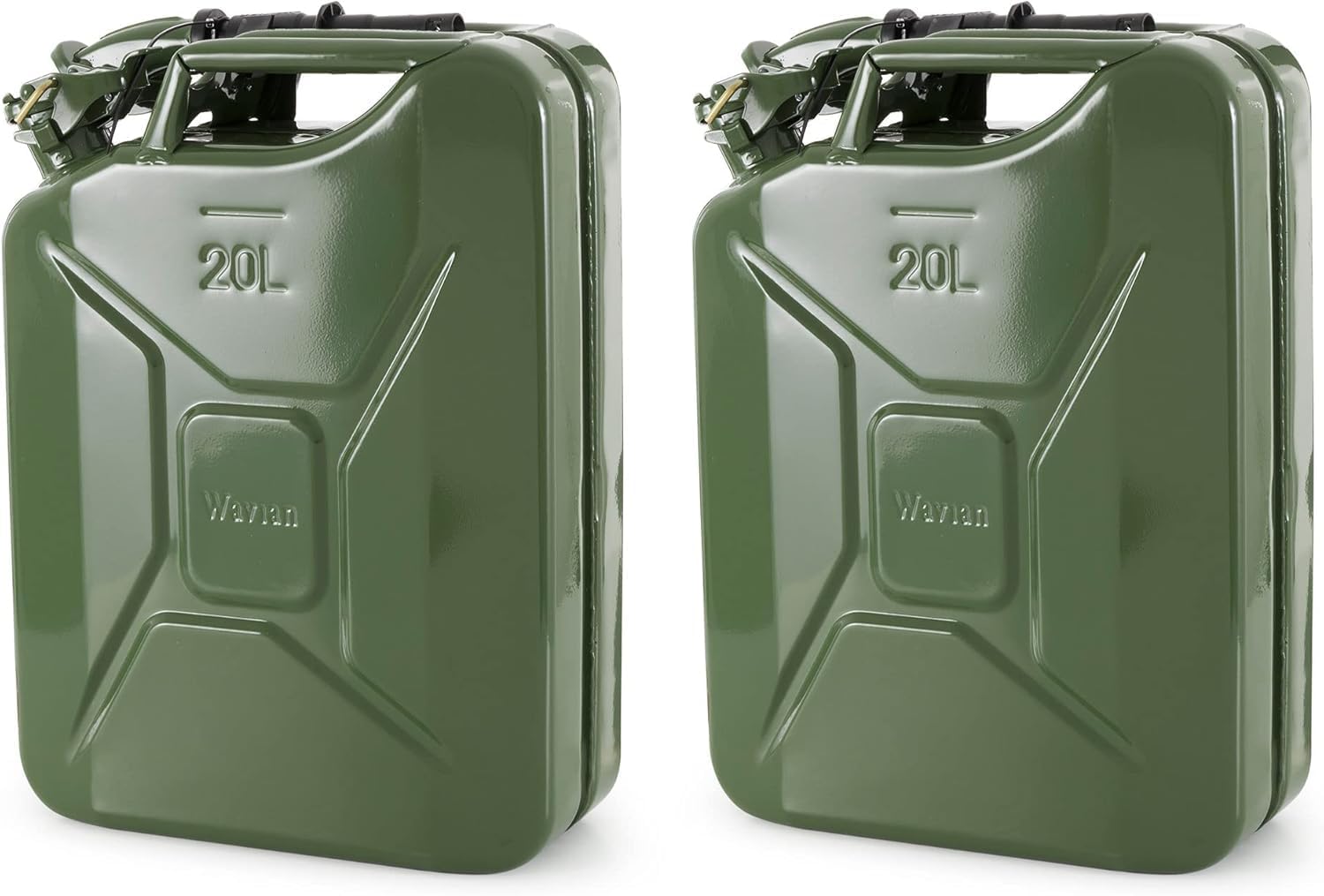 Wavian 5.3 Gallon Authentic CARB Fuel Jerry Can for Gasoline