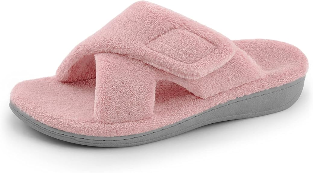 BCSTUDIO Women's Fuzzy House Slippers with Arch Support Comfort