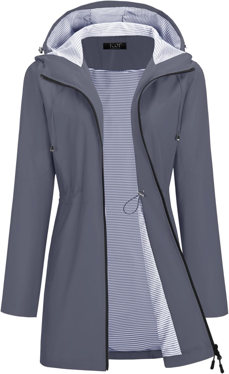 Stylish TCOT Rain Jacket for Women - Waterproof Windbreaker