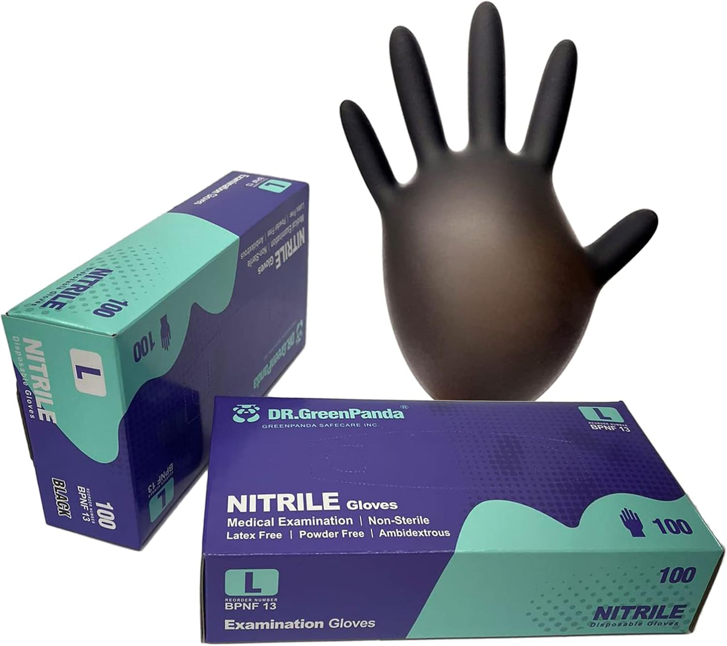 Dr. GreenPanda Food Safe Nitrile Gloves - Latex & Powder Free