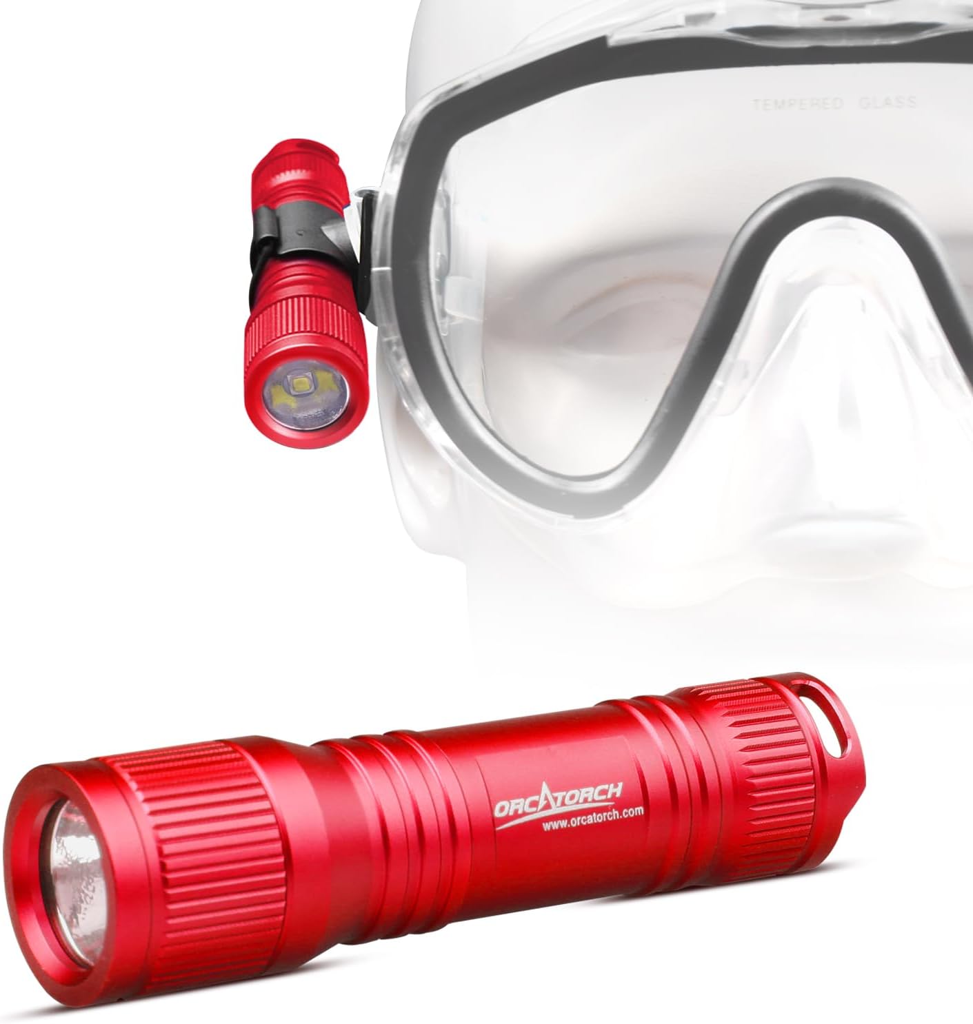 ORCATORCH D560 Mini Scuba Dive Light for Underwater Adventures