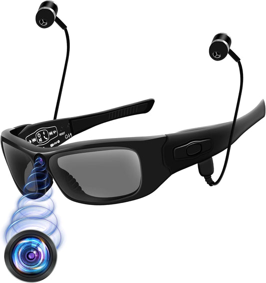 ZTCOLIFE Bluetooth Camera Sunglasses - Capture HD Videos on the Go!