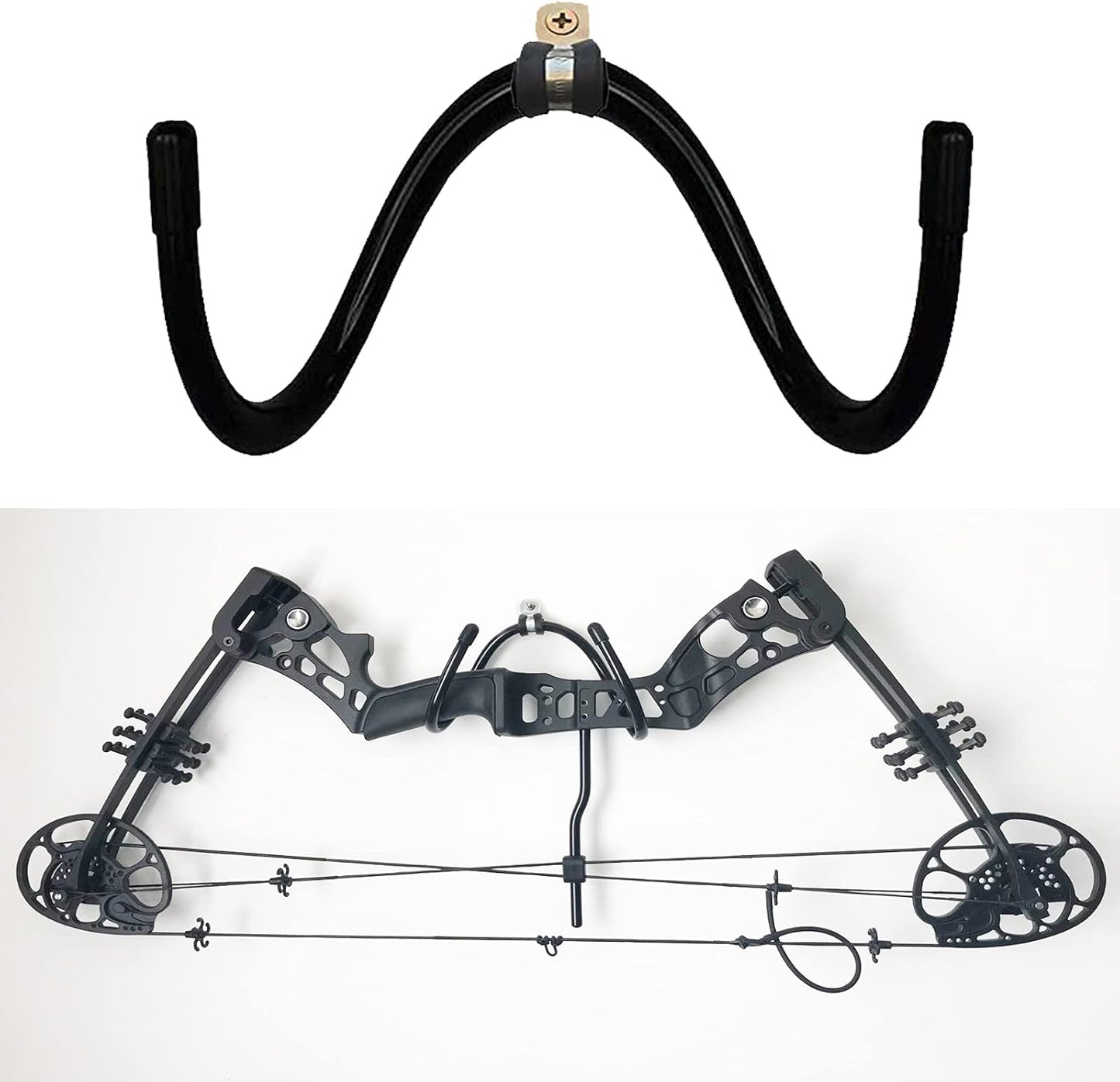 Pmsanzay Bow Wall Rack - Securely Holds 20lbs