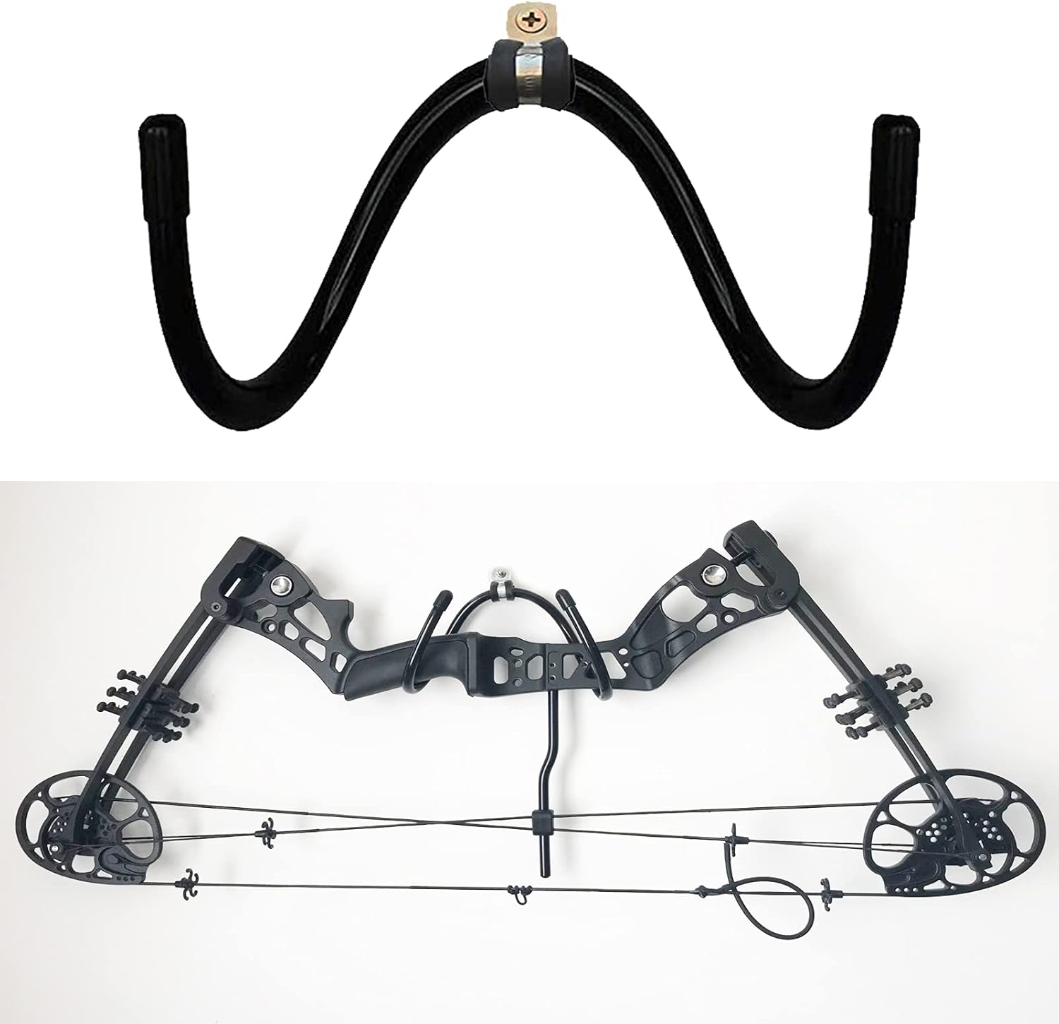Pmsanzay Bow Wall Rack - Securely Holds 20lbs