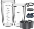 Blender Cups for Nutribullet Replacement Parts 32oz & 24oz Cups