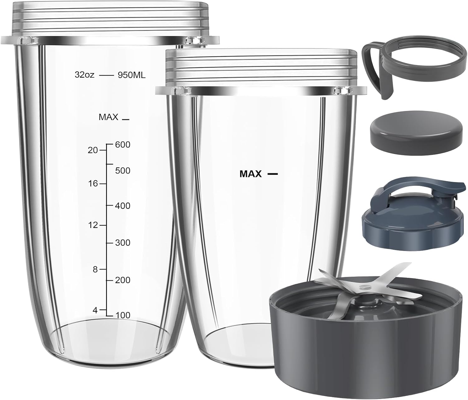 6-Piece Nutribullet Cups Set - Ultimate Blend Boost