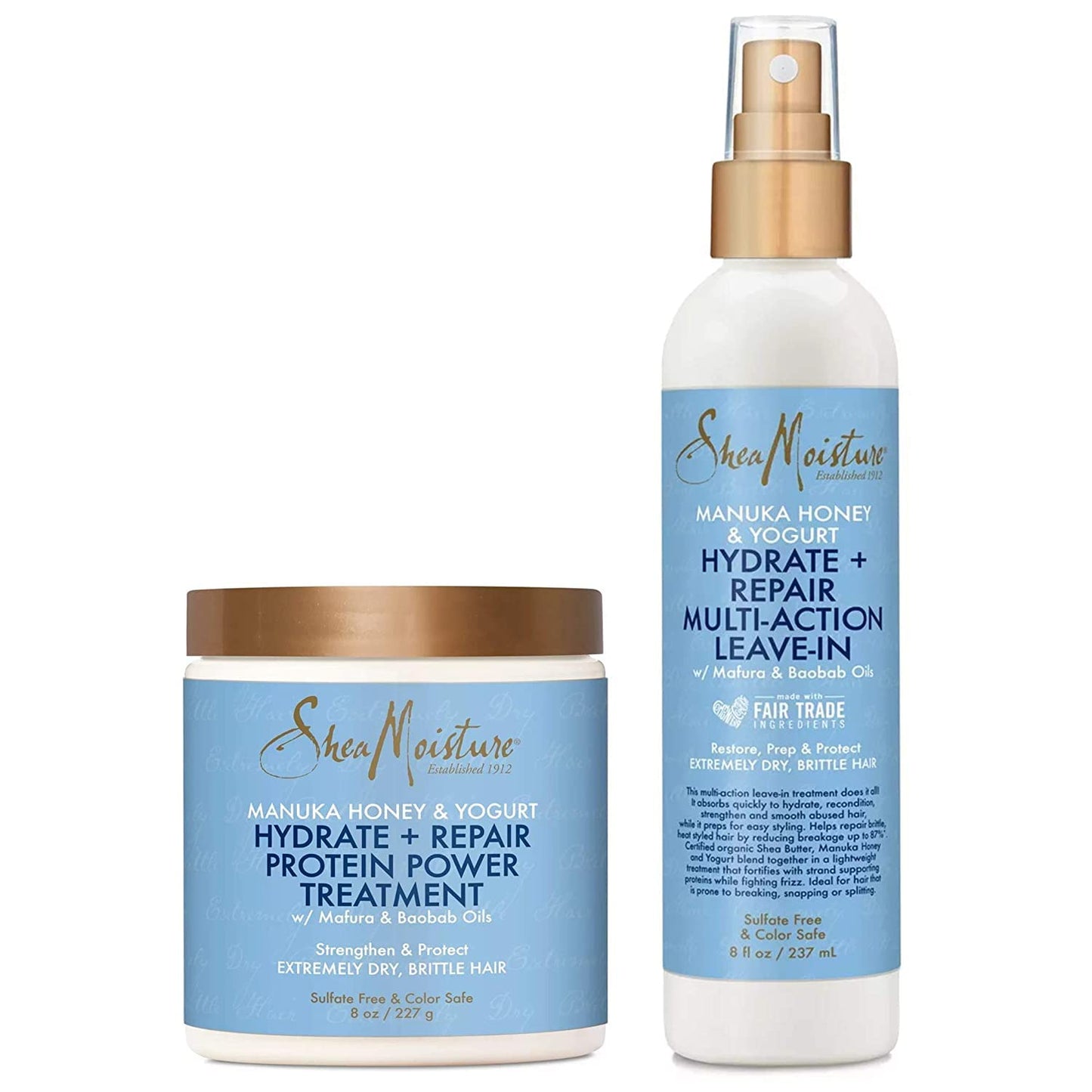 SheaMoisture Honey & Yogurt Repair Bundle- Hydrate & Strengthen