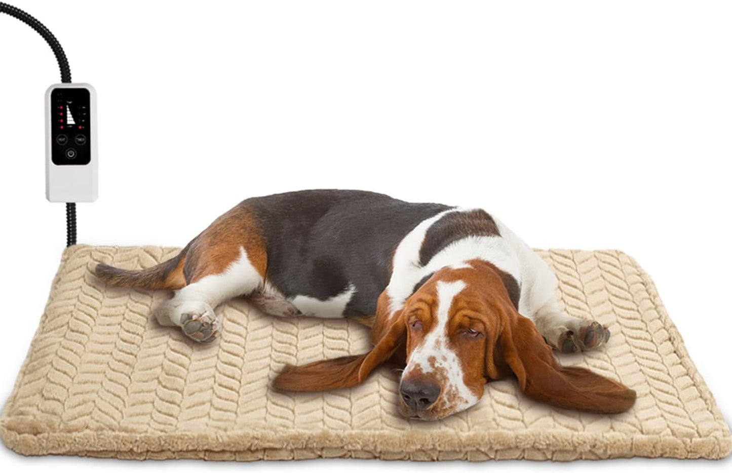 Heeyoo Pet Heating Pad for Dogs and Cats with Adjustable Temp