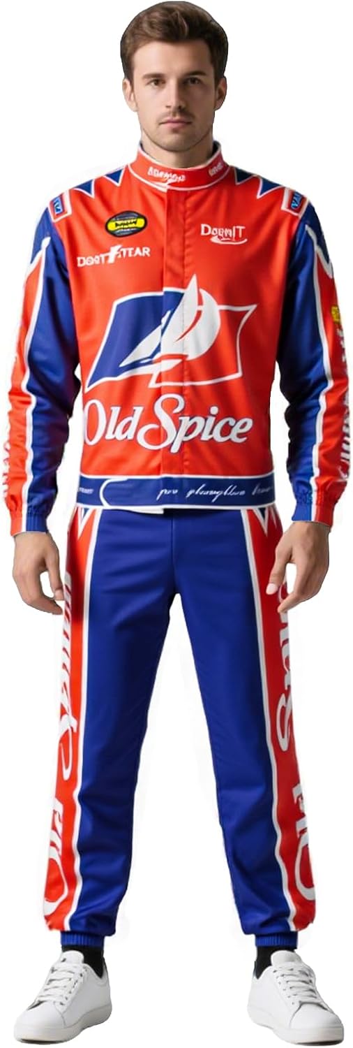 Ricky Bobby Cosplay Jumpsuit Set for All Ages and Events