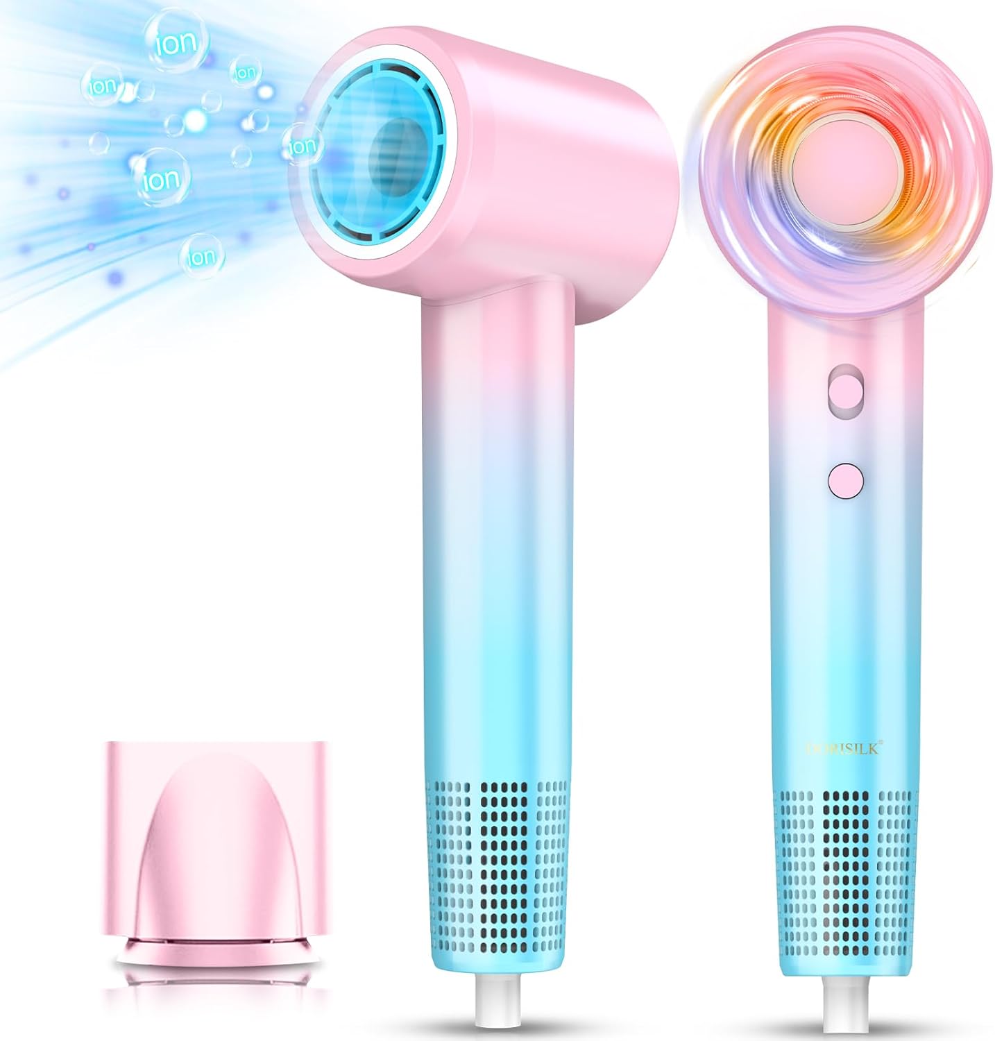 DORISILK Ionic Hair Dryer for Fast Drying and Hair Care