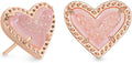 Kendra Scott Ari Heart Stud Earrings for Women - Delicate Everyday