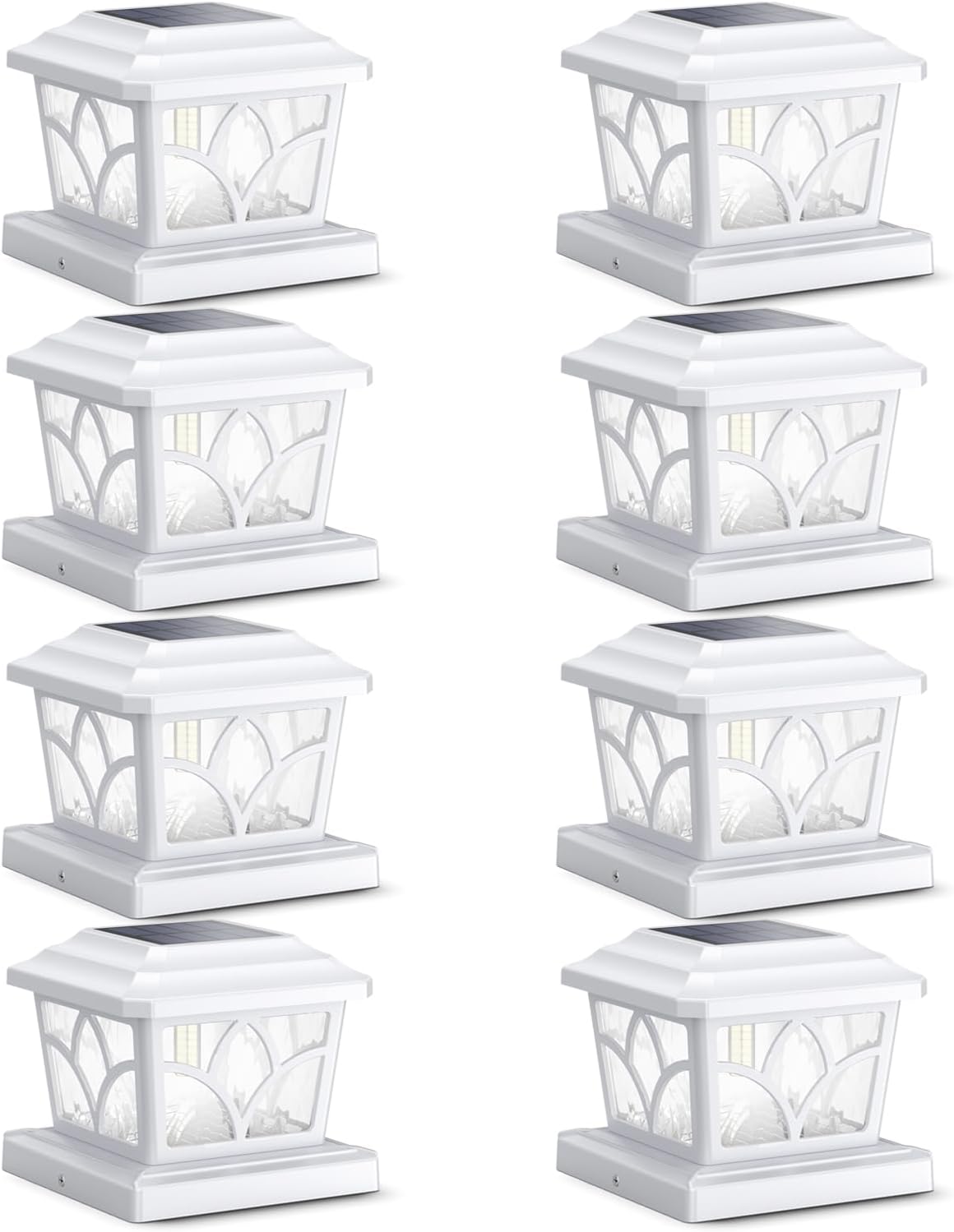 SIEDiNLAR Solar Post Cap Lights for Outdoor Decks and Patios